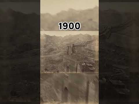 Evolution of Great Wall of China, 1500 - 2023. #shorts