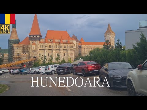 4K City Drive Hunedoara - Corvin Castle - Sânpetru - Centrul Vechi - Bulevardul Dacia Romania 4K
