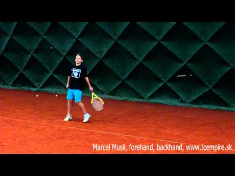 TC EMPIRE Trnava, Slovakia: Marcel Musil, forehand, backhand, www.tcempire.sk