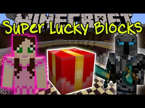 Minecraft: PRESENT SUPER LUCKY BLOCK CHALLENGE GAMES - Lucky Block Mod - Modded Mini-Game