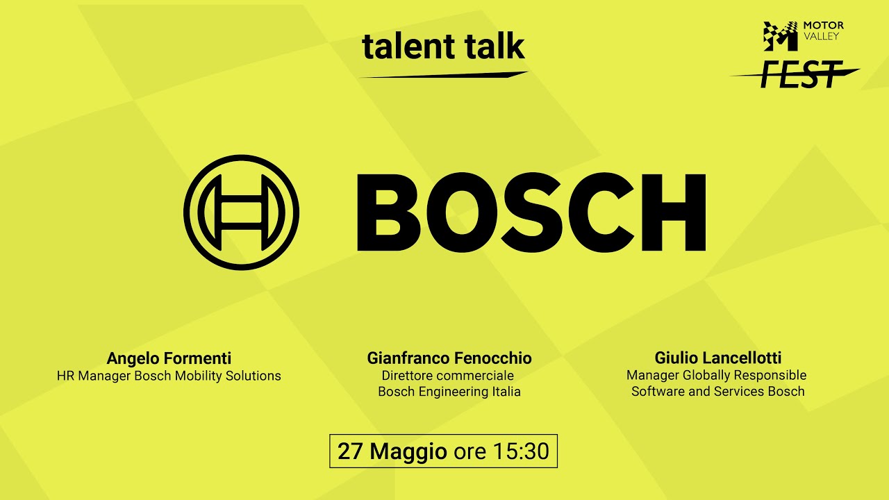 Talent Talk – Bosch