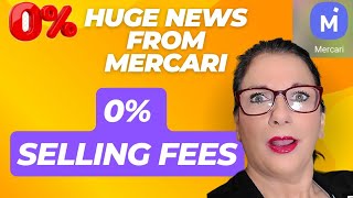 No more  (zero) selling fees on Mercari. Zero!! Buyers fees?