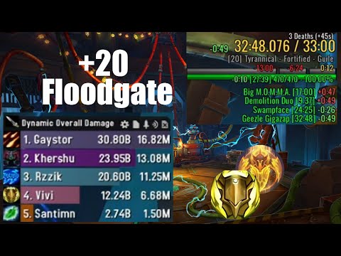 +20 Floodgate no comms pug - Lightsmith Prot Paladin PoV