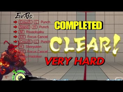 USF4~FINALLY Completing EVIL RYU Trials USF4-Extreme Difficulty!!![Daigo Kage Needs This Evil Ryu]