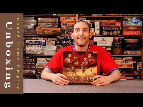 Spartacus A Game of Blood and Treachery Unboxing - Gale Force Nine