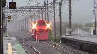 preview picture of video '[FHD]ラッセル車試運転@湖西線(20121115) Snowplow train Test Run'