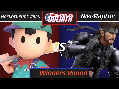 RocketGruntMark (Ness) vs NikeRaptor (Snake) - Winners Round 2 - Goliath 24