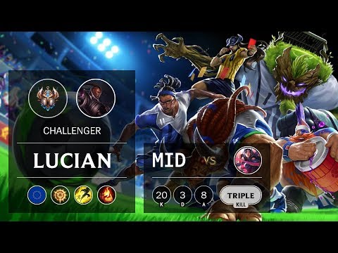 Lucian Mid vs Irelia - EUW Challenger Patch 9.24