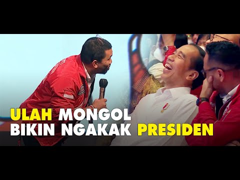 Mongol Stres, Bikin Presiden Jokowi Tertawa Hingga Manggut-Manggut dengar Usulannya