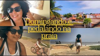 DOMINGANDO E PEDALANDO NA PRAIA