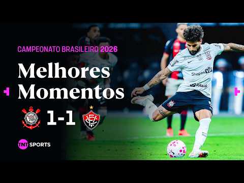 YURI CRAVA EM 1º PÊNALTI DO TIMÃO NO BR26, MAS CONTINUA NA BEIRA DA ZONA | CORINTHIANS 1X1 VITÓRIA