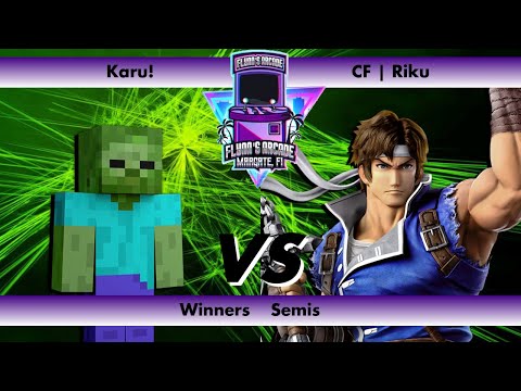Flynn's Arcade 082 Winners Semis - Karu! (Steve) vs CF | Riku (Richter) SSBU Tournament 2023