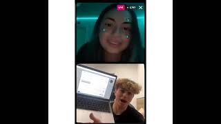 Nour Turki aka (FaZe Rug’s) Cousin and Keemokazi IG live but Keemokazi asking Nour Turki out