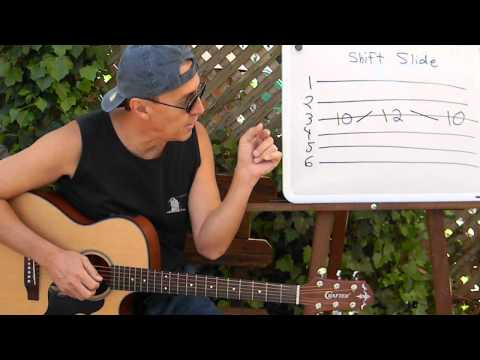 Learn Shift Slide on Guitar  - How to Read on Tab - Guitar Lessons- How to Play on Guitar