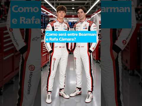 Bearman vs Câmara: Quem levará a melhor na Haas pista? #f1 #formula1 #shorts