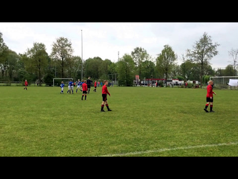 1-1 Max Ligtenberg, VV Holten uit, 13-5-2017