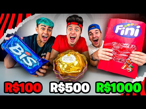 QUEM FIZER A MELHOR COMIDA GIGANTE COM 1.000 REAIS, VENCE!