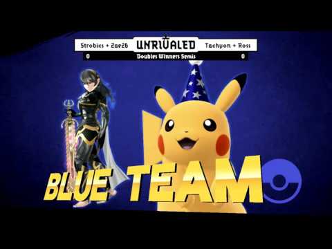 Unrivaled 2 WiiU - Tachyon + Ross vs Zae26 + Strobics - Doubles Winners Semis