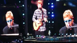 Ed Sheeran with Elton John - Don&#39;t Go Breaking My Heart @ Wembley Stadium 10/07/15