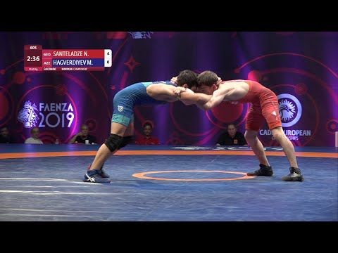 GOLD FS - 45 kg: N. SANTELADZE (GEO) v. M. HAGVERDIYEV (AZE)