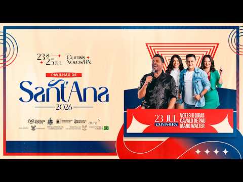 1º Noite de Pavilhão de Sant'Ana 2026 - Currais Novos/RN