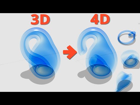 What does the 4D Klein Bottle look like ? [4D Toys]