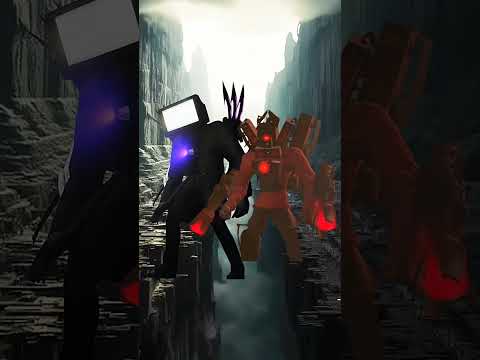 Titan Tv Man Vs Titan Speakerman #skibiditoilet #skibiditeinodoro #скибидитуалет #tvman #dafupboom