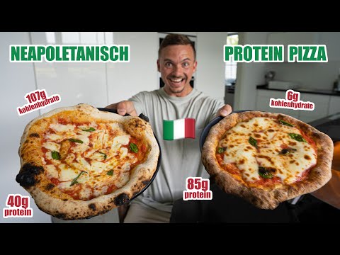 Diese Protein-Pizza hat nur 6g Kohlenhydrate 🍕 Low-Carb Pizza testen mit 85g Eiweiß!