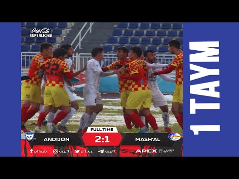 Coca Cola Superliga. 23-tur  ANDIJON — MASH'AL 2:1 1-taym