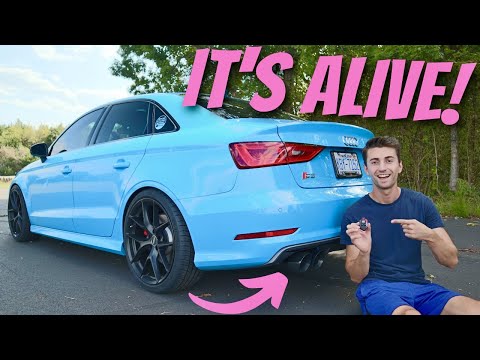 Audi S3 AWE SwitchPath Exhaust Valve Remote Installation and Sounds