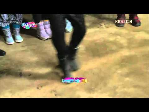 120128 f(x) Amber dancing 'Diamond Step'