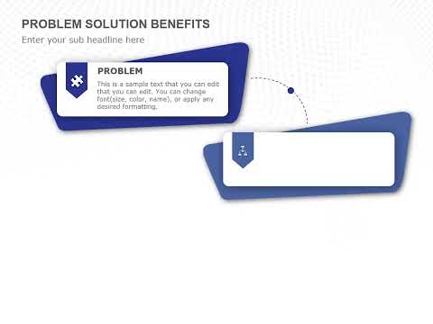 Animated Problem Solution Benefits PowerPoint Template