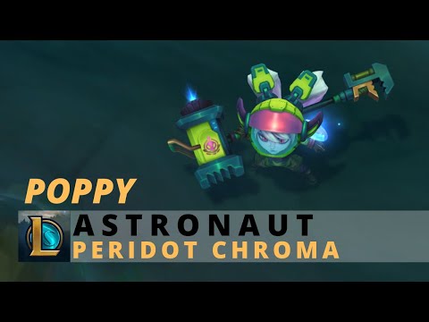 Astronaut Poppy Peridot Chroma - League Of Legends