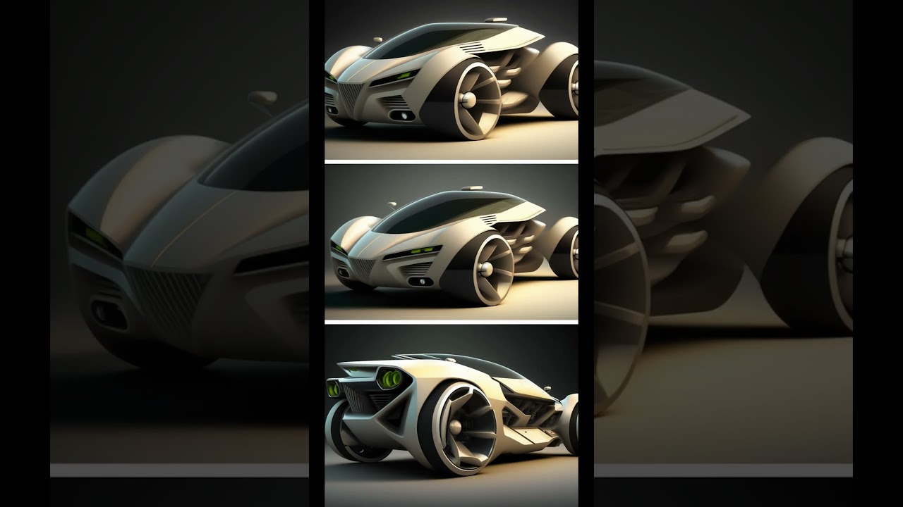 Concept Car Andoid Style. AI Created