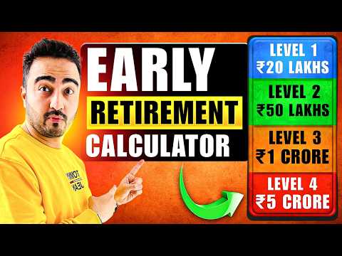 Thumbnail for 25 Lakh vs 50 Lakh vs 1 Crore vs 5 Crore Retirement Comparison India |Early Retirement