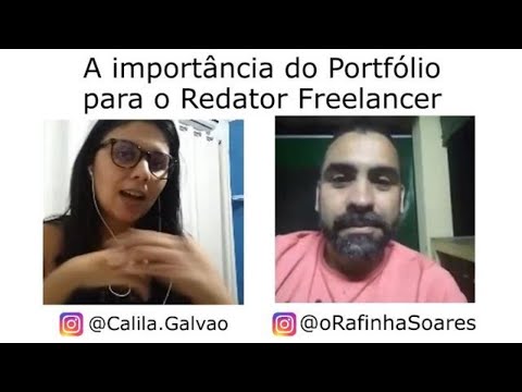 A Importância do Portfólio para Redator Freelancer [Live com Calila Galvão: Redatora em Casa]