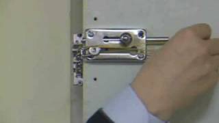 how to unlatch a door chain from outside