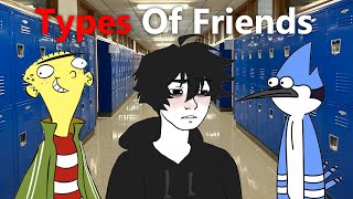 Types Of Friends In High School
