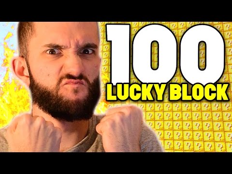 100 LUCKY BLOCK BATTLE (Red vs Blue!)