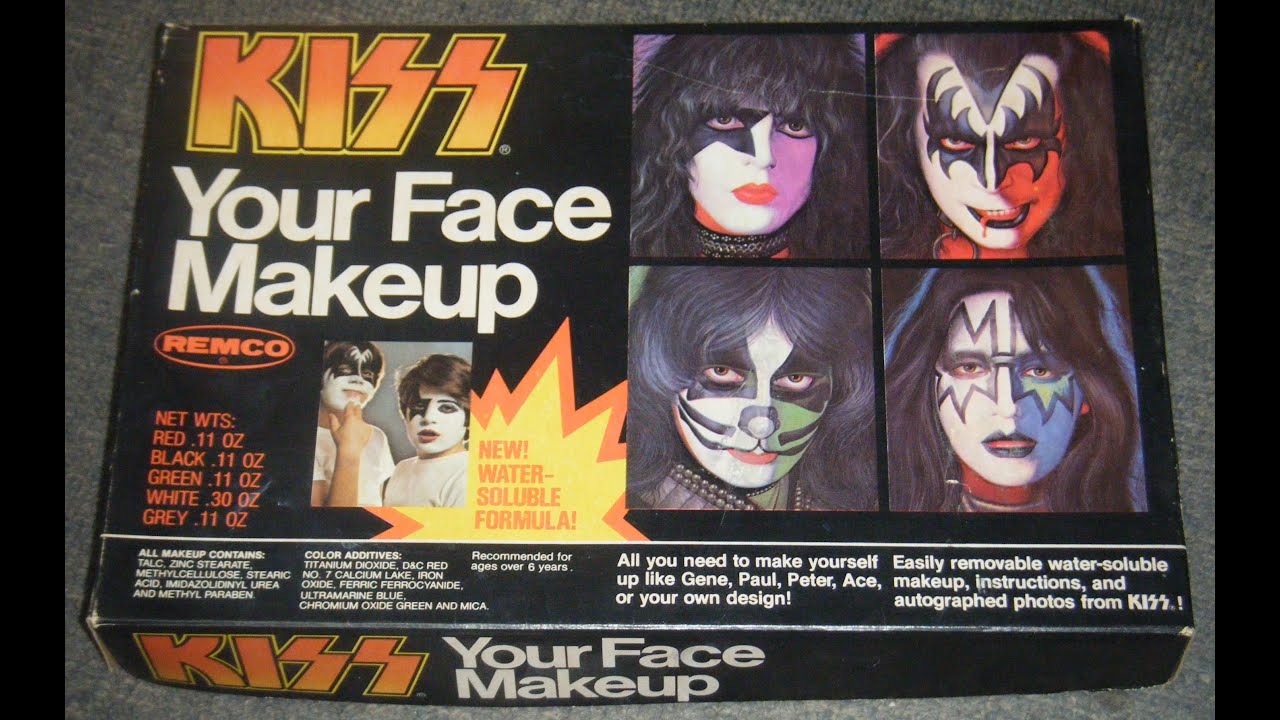 Vintage Boxed 1978 KISS Makeup Kit