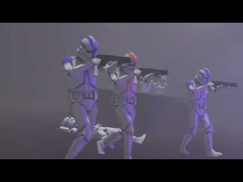 Clone Troopers Firing line [Animation]