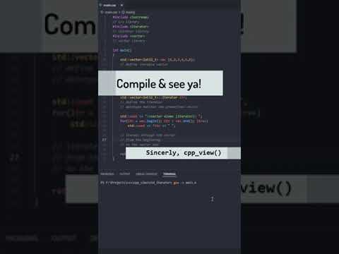#001 cpp_view(): std::iterator
