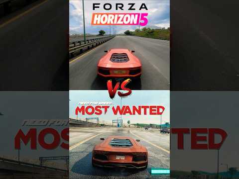 Lamborghini Aventador in FH5 VS NFS MW 2012 #fh5 #nfsmostwanted #eagames #xbox #lamborghinni