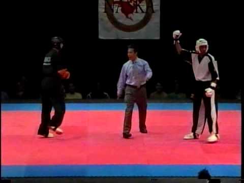 Elias Lemon vs Ross Levine 2006 Diamond Nationals Karate Tournament
