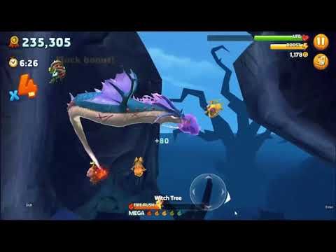 THE NEW Poseidran DRAGON UNLOCKED!!!   Android iOS Gameplay Hungry Dragon HD 2021