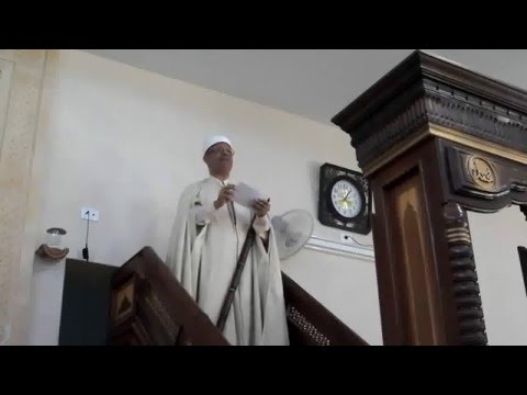 خطبة الجمعة 29 صفر  1437 الموافق لـ 11 ديسمبر 2015-خطبة1