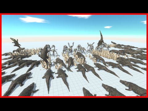 30x SCOURGE VS 70x PURUSSAURUS - ANIMAL REVOLT BATTLE SIMULATOR