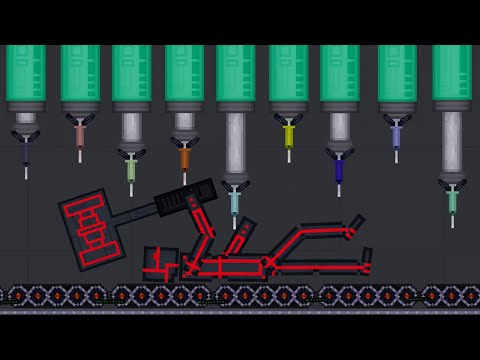 Torture Factory vs Evil Biodroid in People Playground