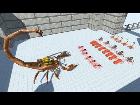HUGE KILLER SCORPION vs Armies - Animal Revolt Battle Simulator