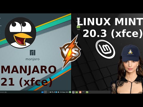 Manjaro 21 vs Linux Mint 20.3